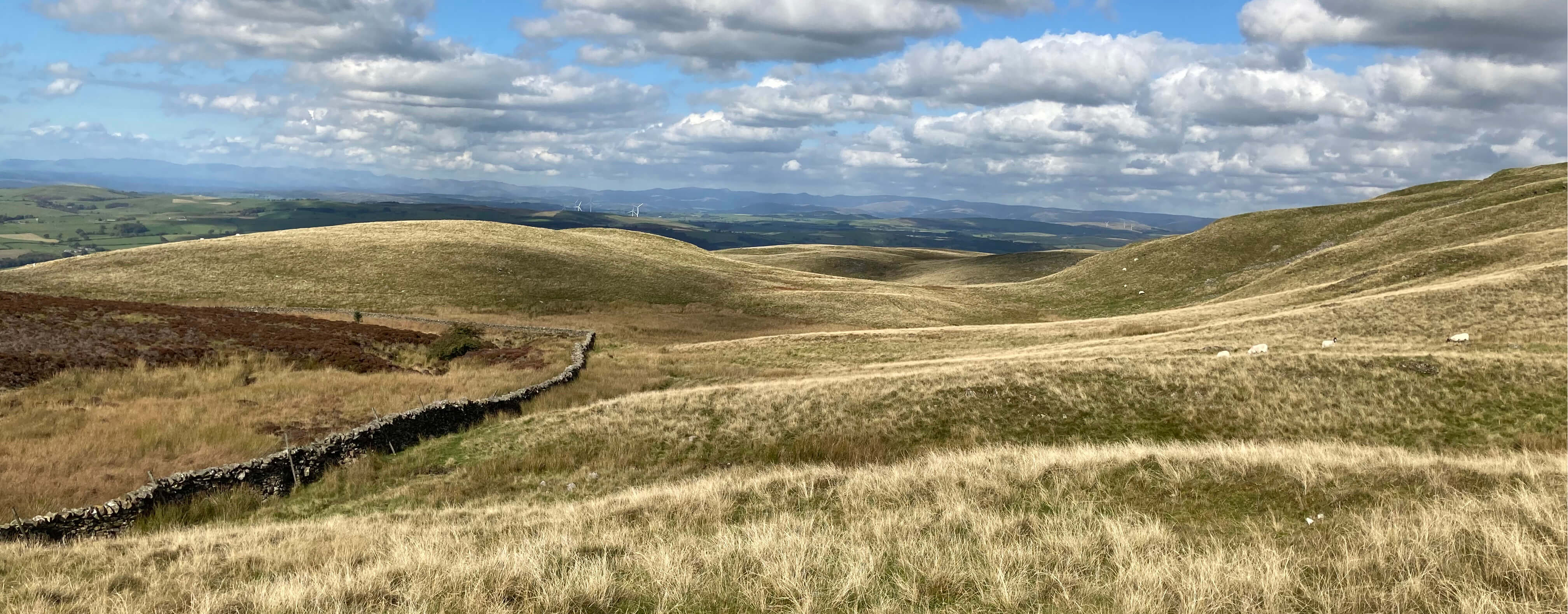 Leaving the trig point