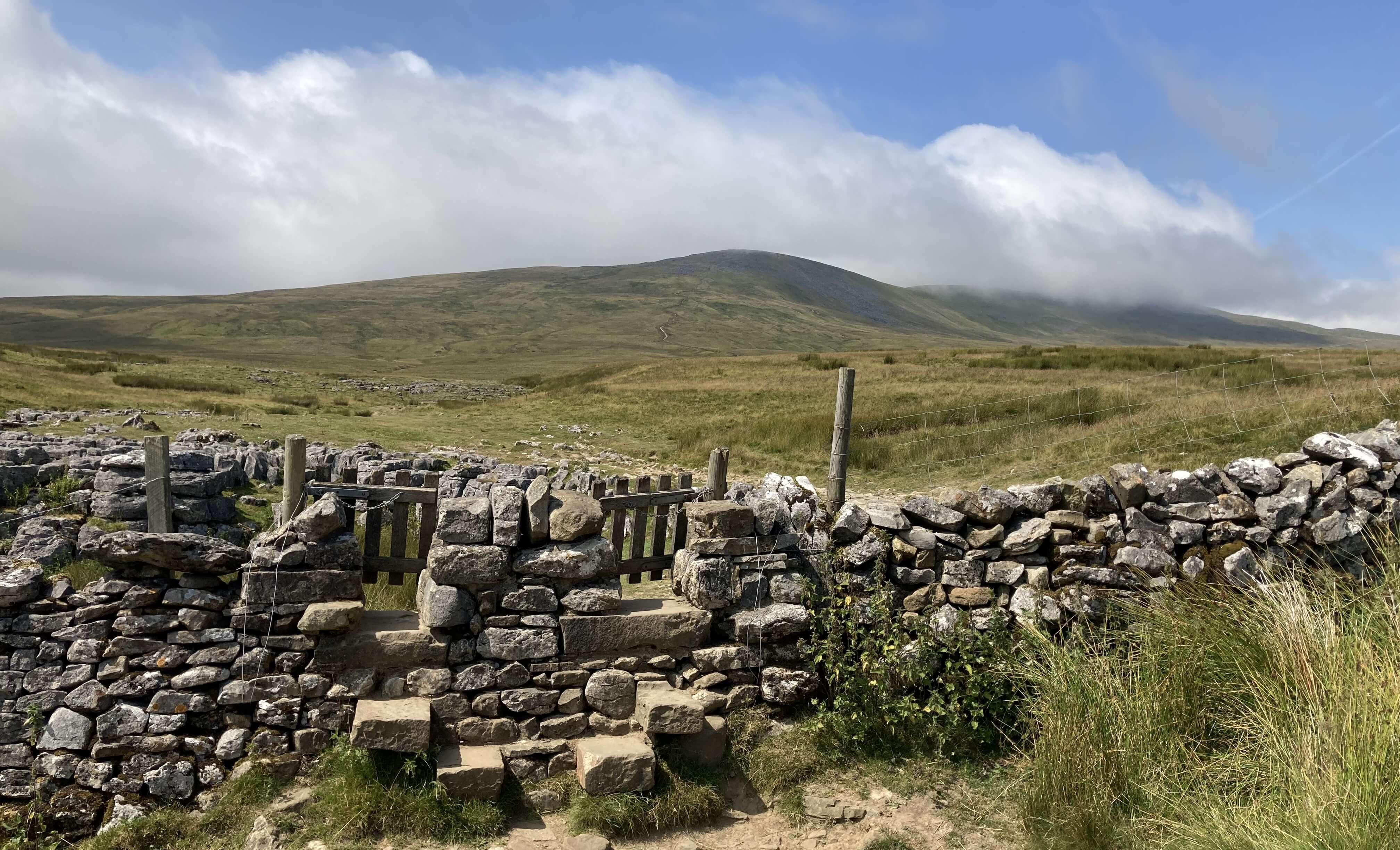 stile on ingleborough path